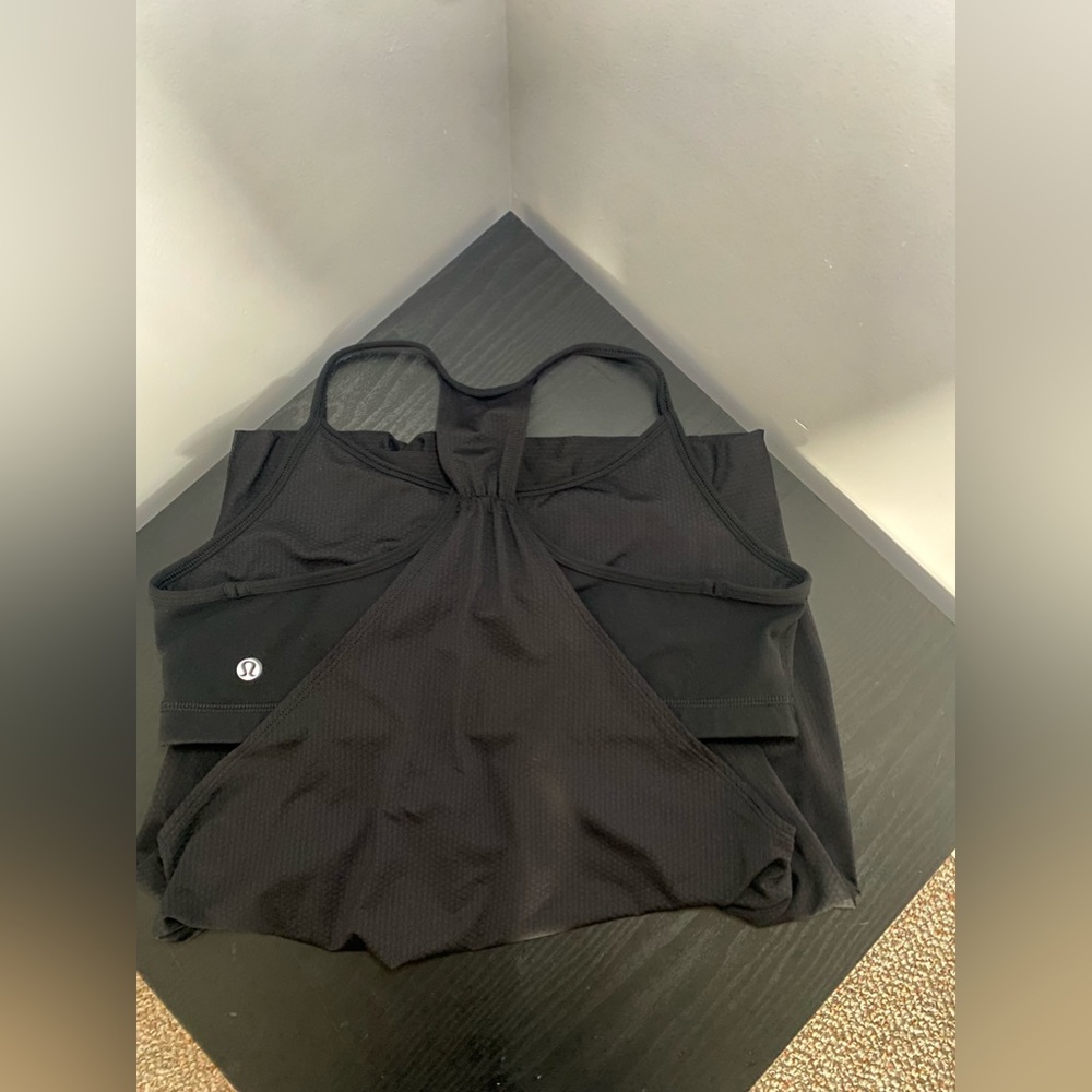 Lululemon tank top with built in bra loose fit racerback